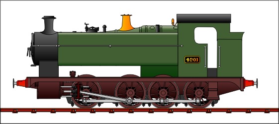 Sketch of Fictional GWR 0-8-0PT
