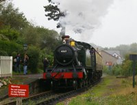  GWR 4160 at the West Somerset
				Railway 