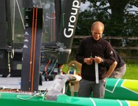 Maintenance on groupama: C Class Worlds, Falmouth