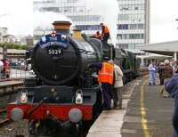  GWR Nunney Castle at
				Plymouth